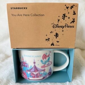 Starbucks 'You Are Here Collection' Disneyland Fantasyland Mug -  New in Box